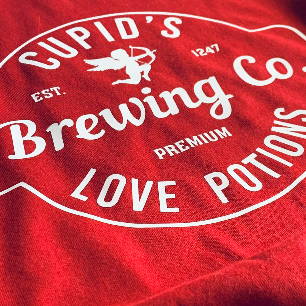 Cupid's Brewing T-Shirt - Galentine/Valentine Collection