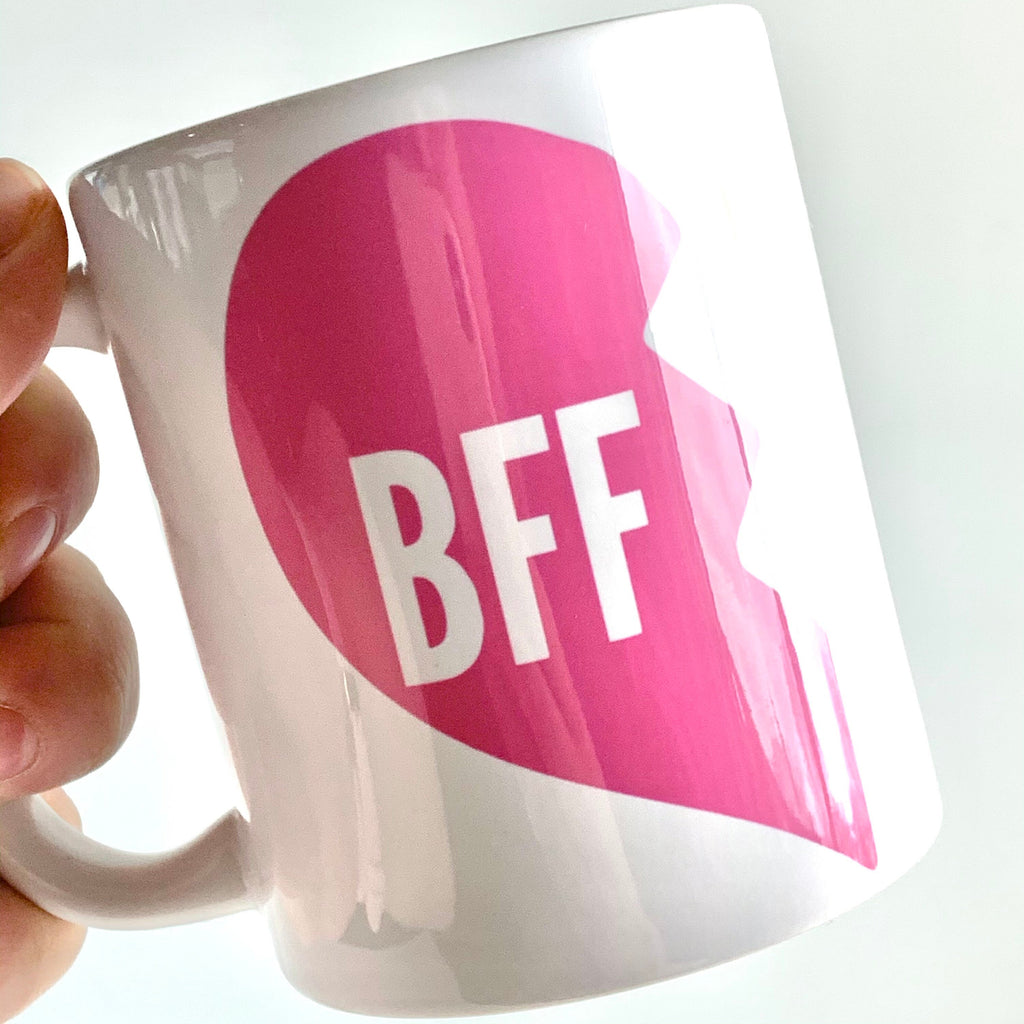 BFF Heart Piece Mug