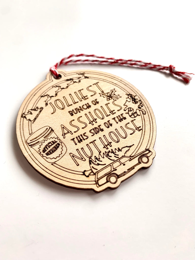 Christmas Vacation Movie Engraved Ornament