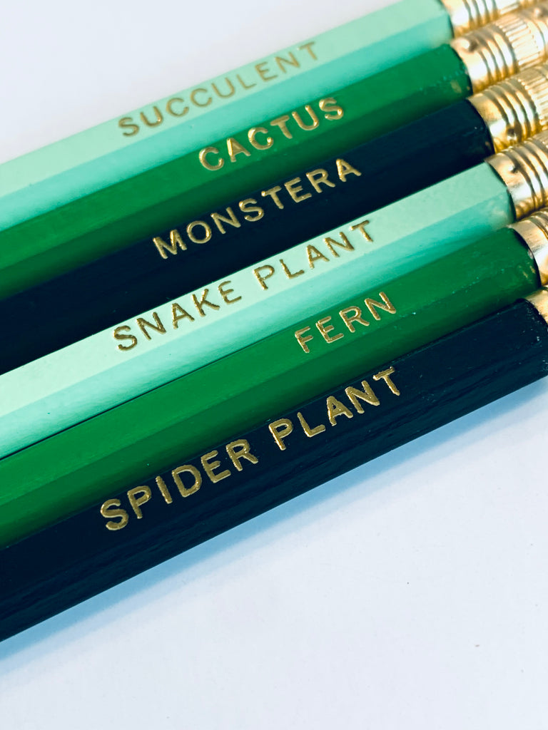 Plant Names Pencil Set