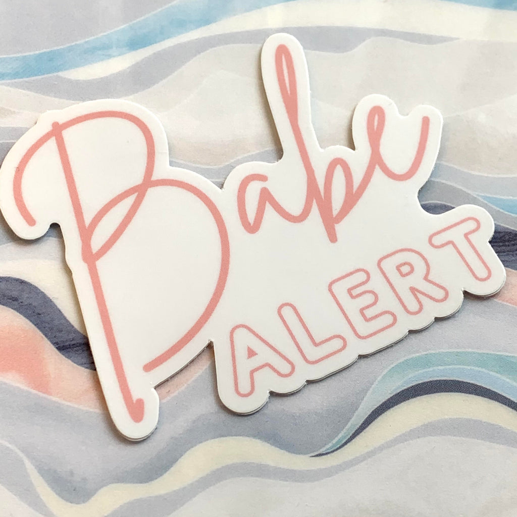Babe Alert Sticker.jpg
