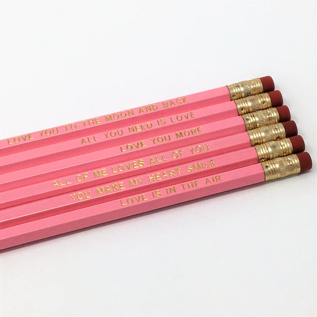Love Is In The Air Pencil Set