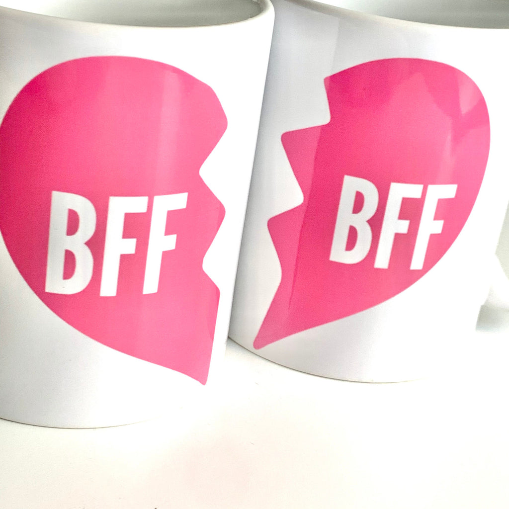 BFF Heart Piece Mug