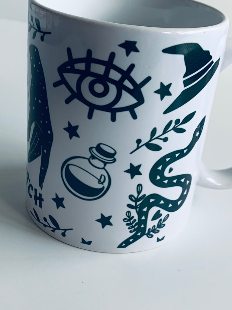Basic Witch Doodle Mug