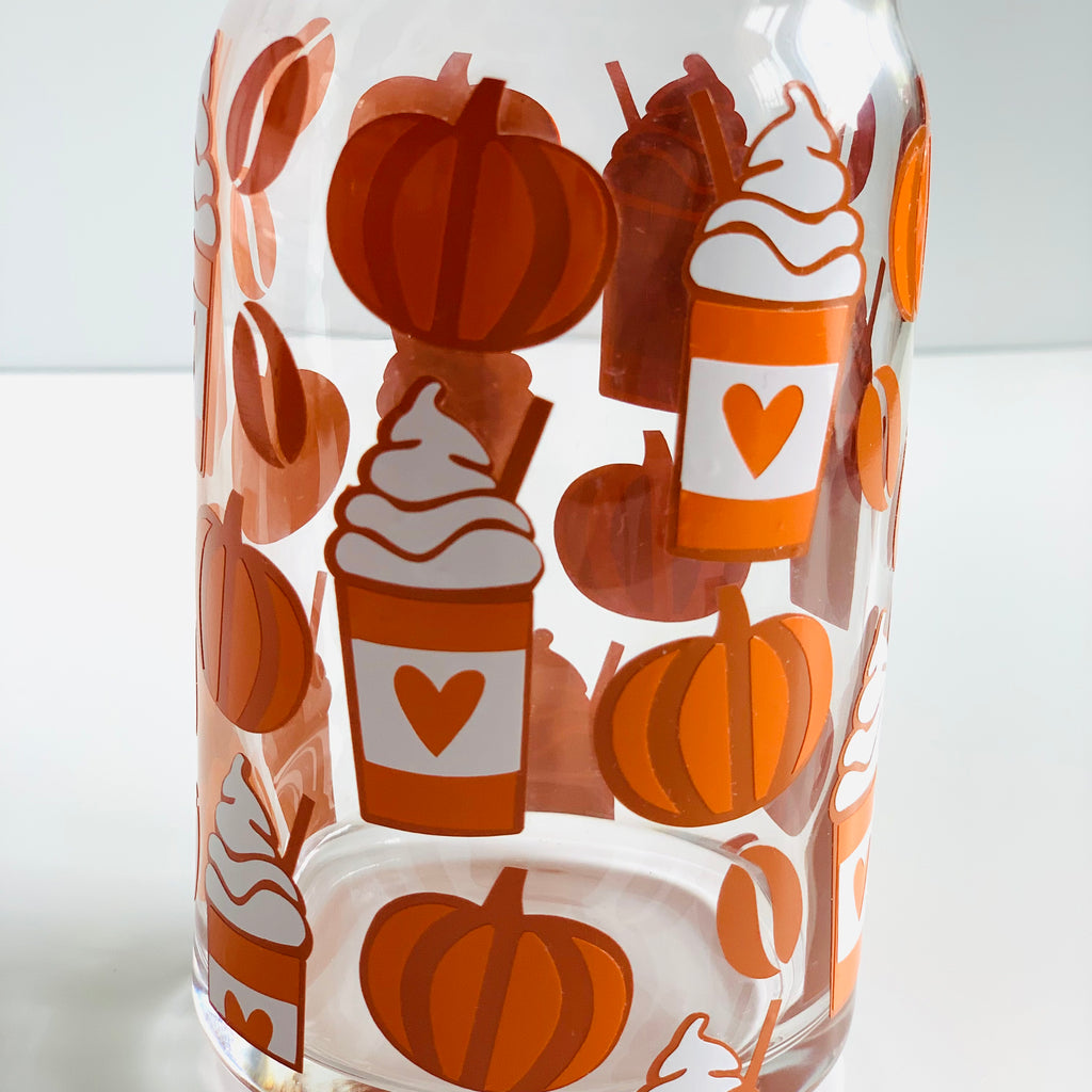 Wholesale Harvest Release Pumpkin Glass Can, Iced Coffee Cup, Fall  Release Cup