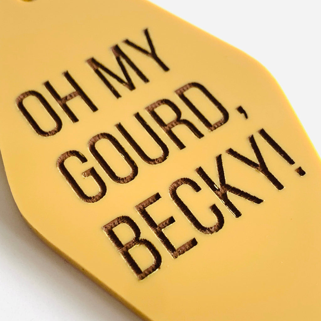 Oh My Gourd, Becky! Keychain