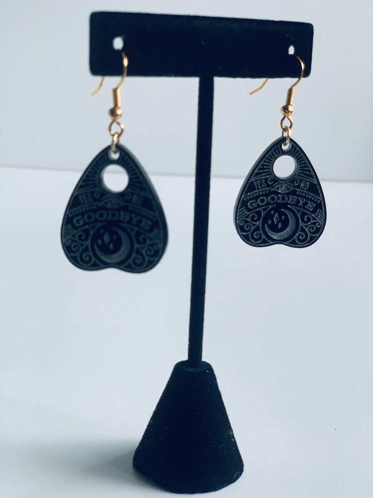 Ouija Planchette Dangle Earrings