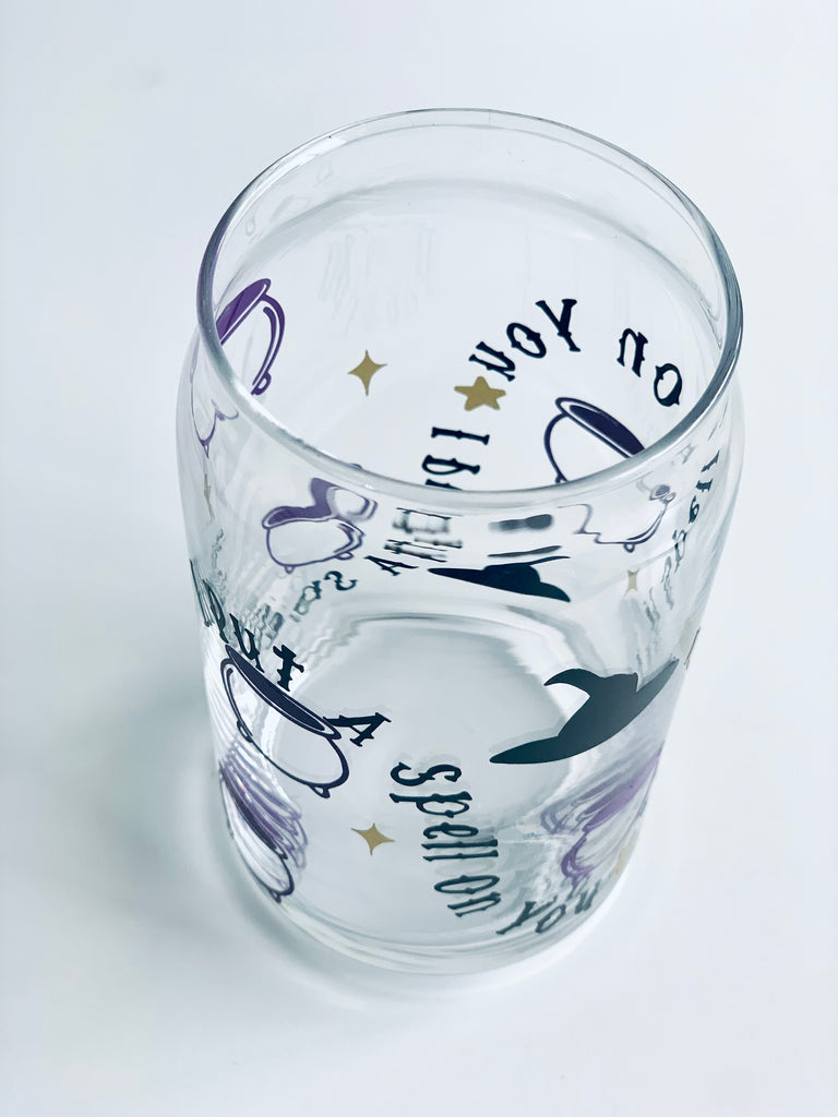 Hocus Pocus Glass Can Cups